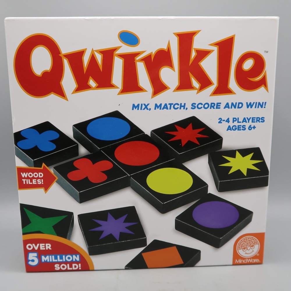 Qwirkle Board Game by MindWare Match Title  Ages 6 And Up New